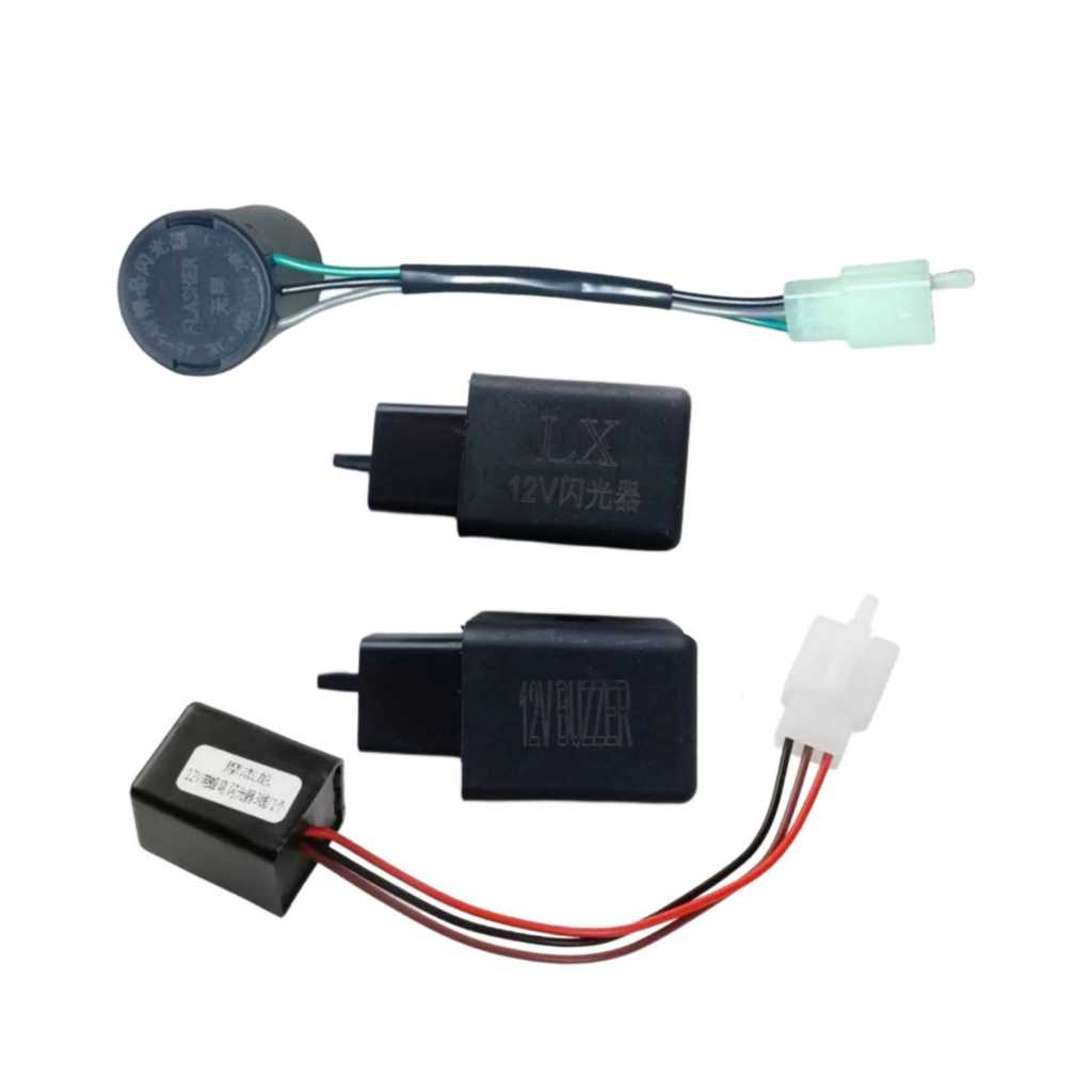 Flasher 12V Motor Listrik dengan Bunyi