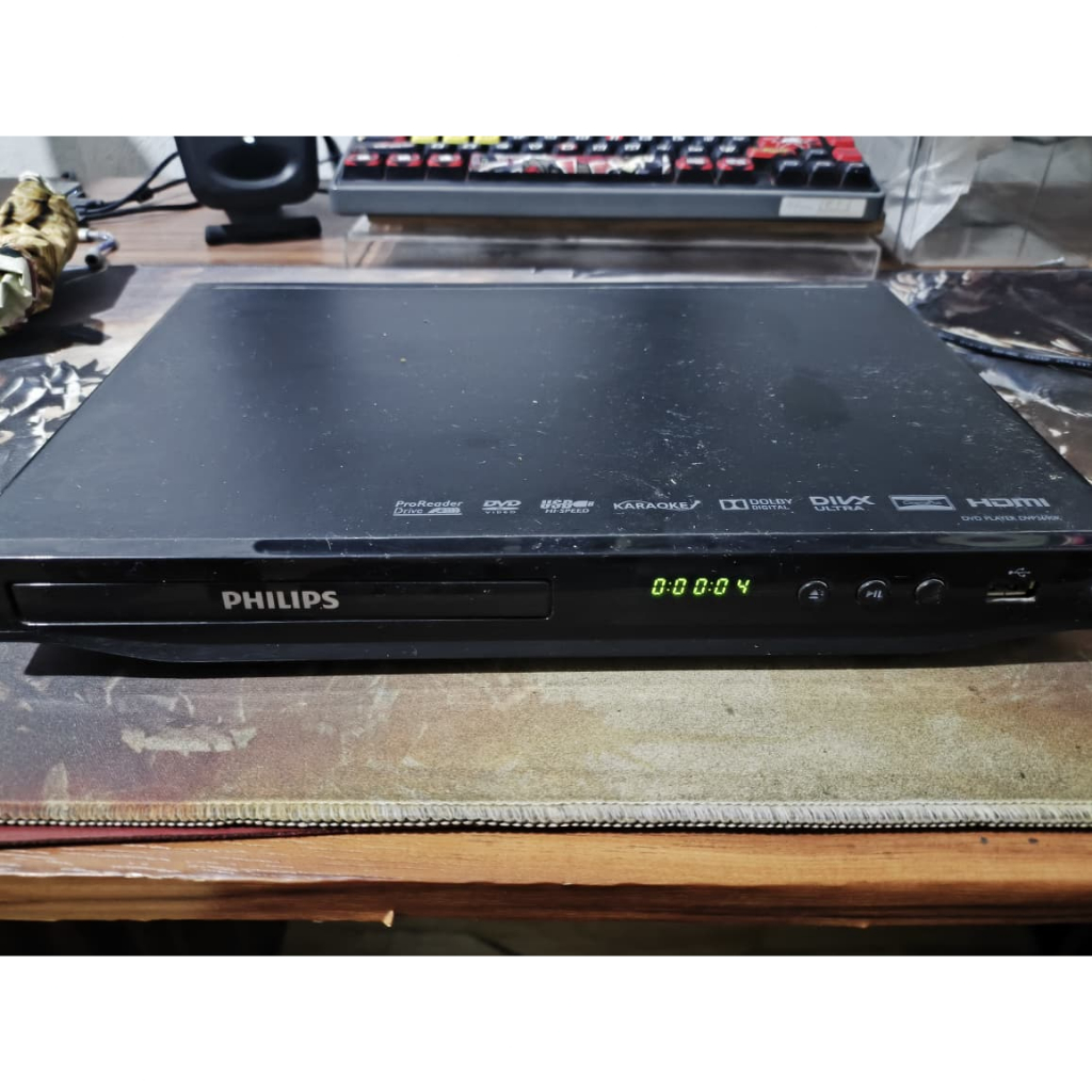 Philips DVP3690K DVD Player HDMI USB Karaoke
