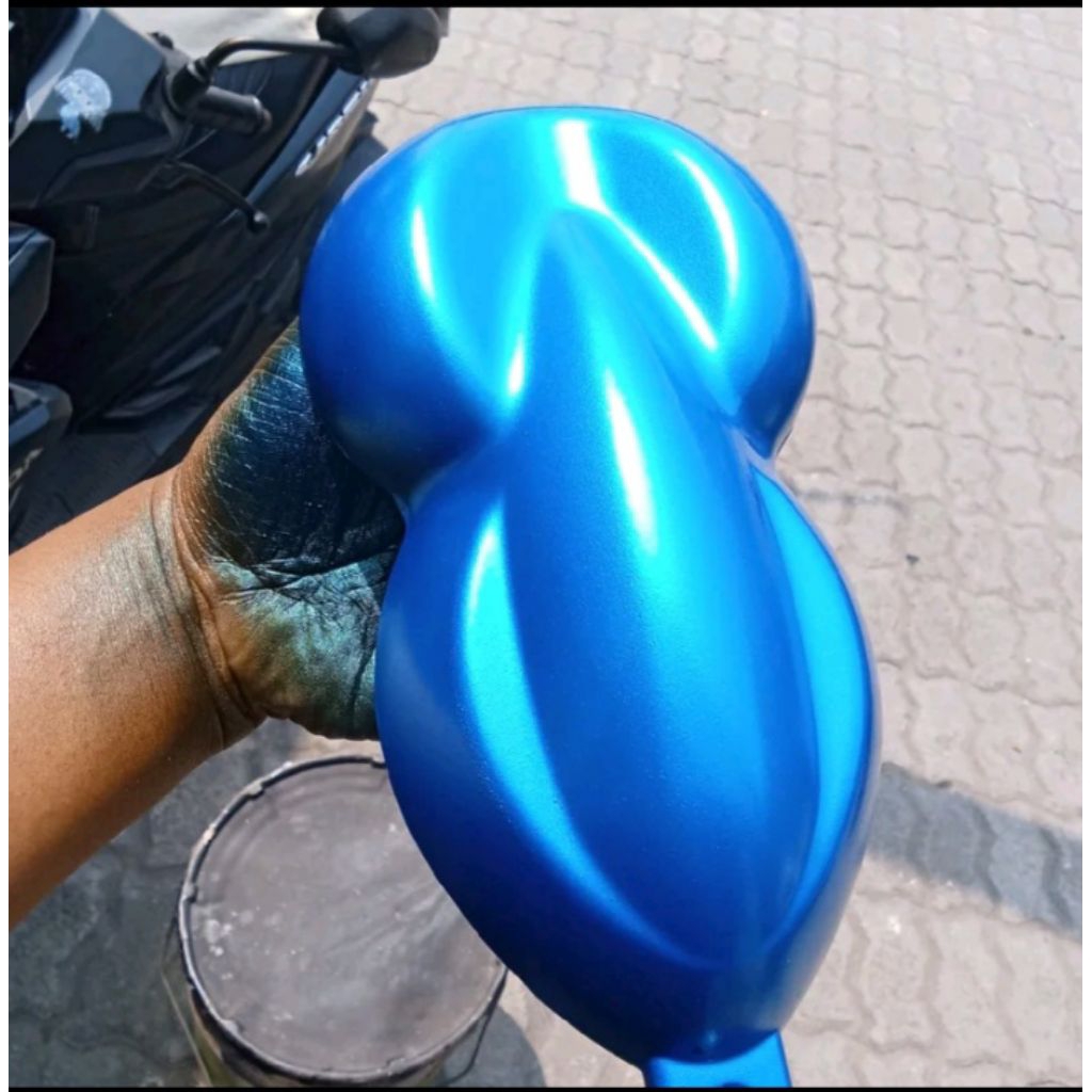 cat warna Avatar blue cat warna biru muda metalik cat motor/mobil