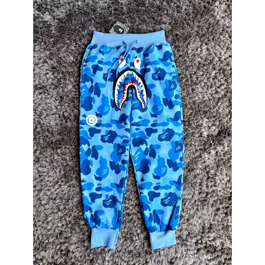 CELANA PANJANG BAPE BIRU CMO