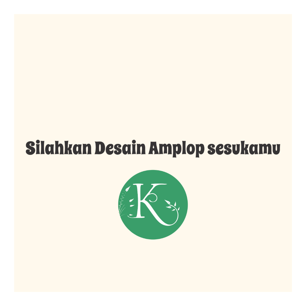 Amplop Kondangan Custom Design