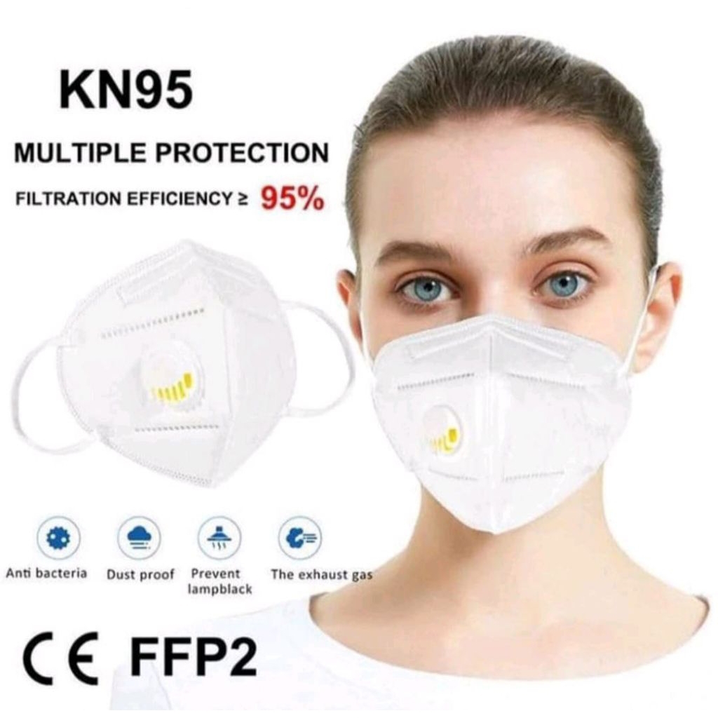 Masker KN95 Respirator 1pcs Masker Medis Kn95 Anti Virus