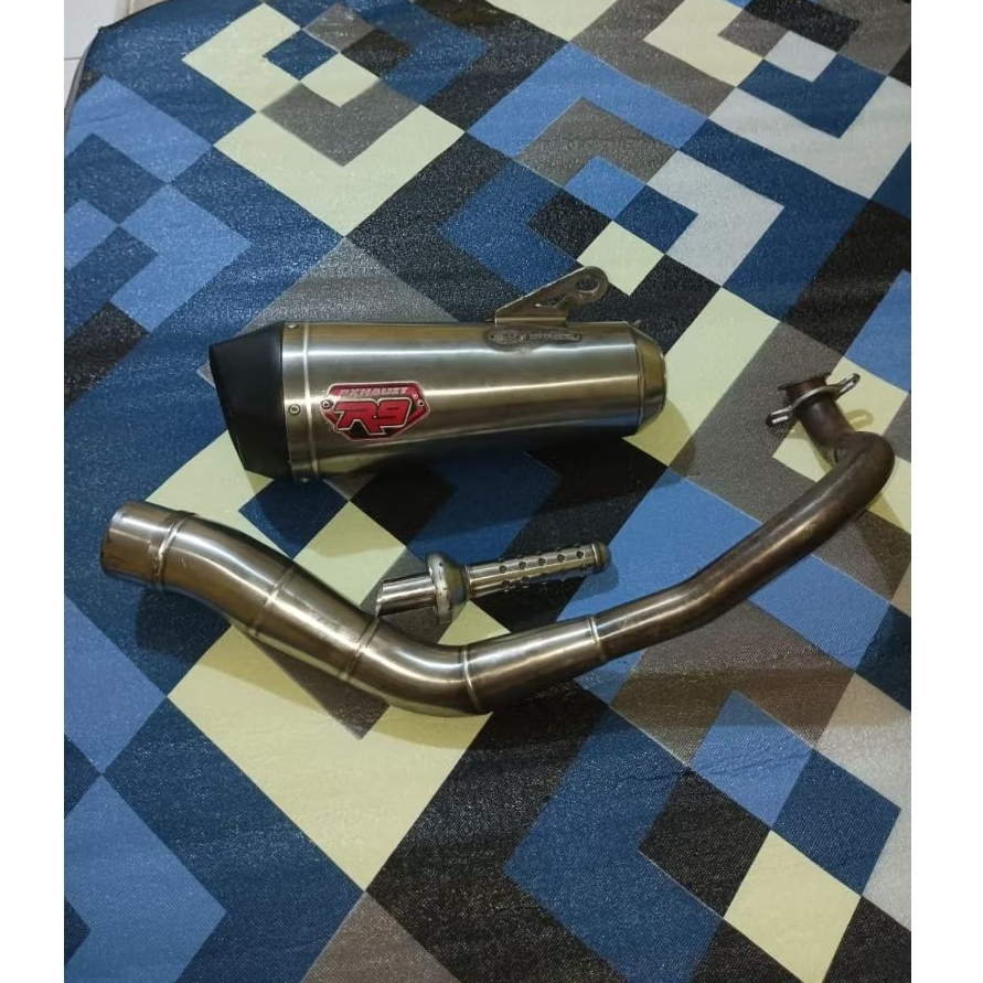knalpot R9 Alpha Series  new vario 150/125 Second Like New