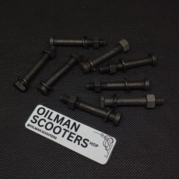 BAUT MESIN VESPA PENDEK BAUT KRENGKES VESPA BAUT RENGKES VESPA ORI BAUT MESIN VESPA BAJA