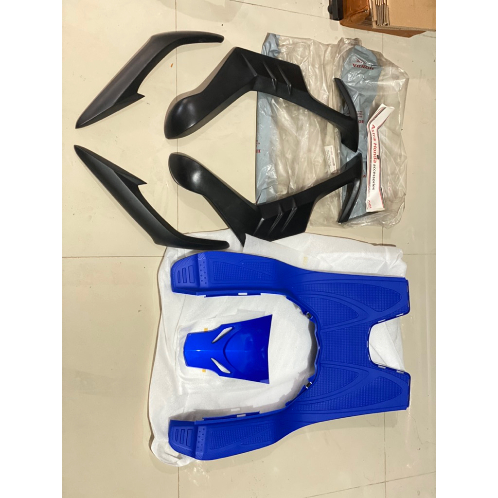 paket aksesoris honda beat karbu KVY original AHM