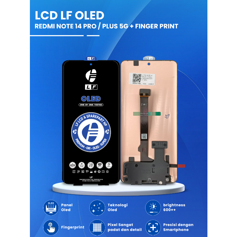 LCD XIAOMI REDMI NOTE 14 PRO PLUS 5G OLED + FINGERPRINT