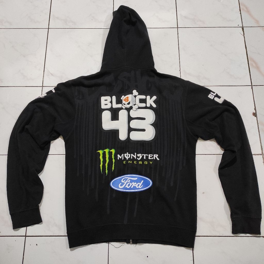 Limited Edition Ken Block DC Shoes Monster Energy Ford Sweatshirt Hoodie 2010 Original Second