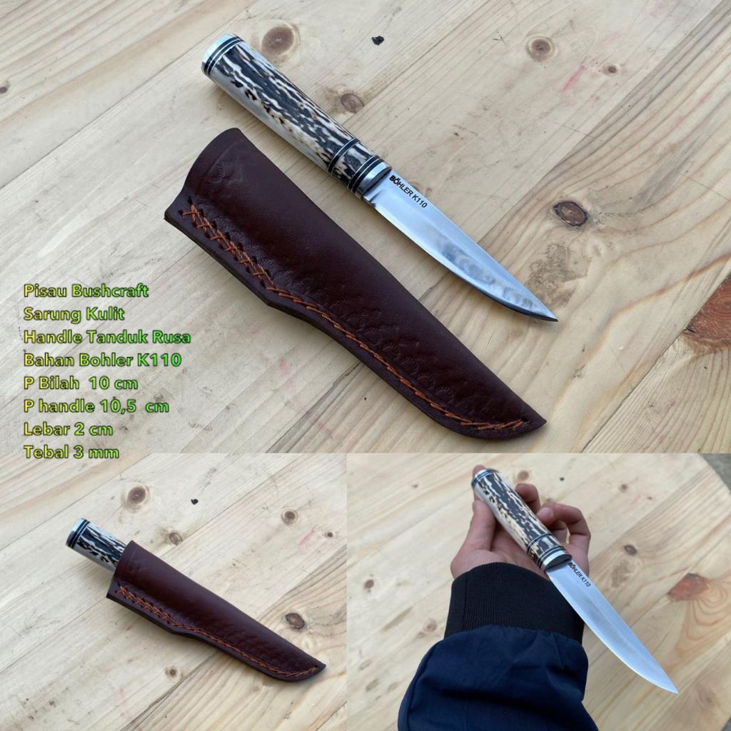 Pisau Bushcraft bohler K110 premium