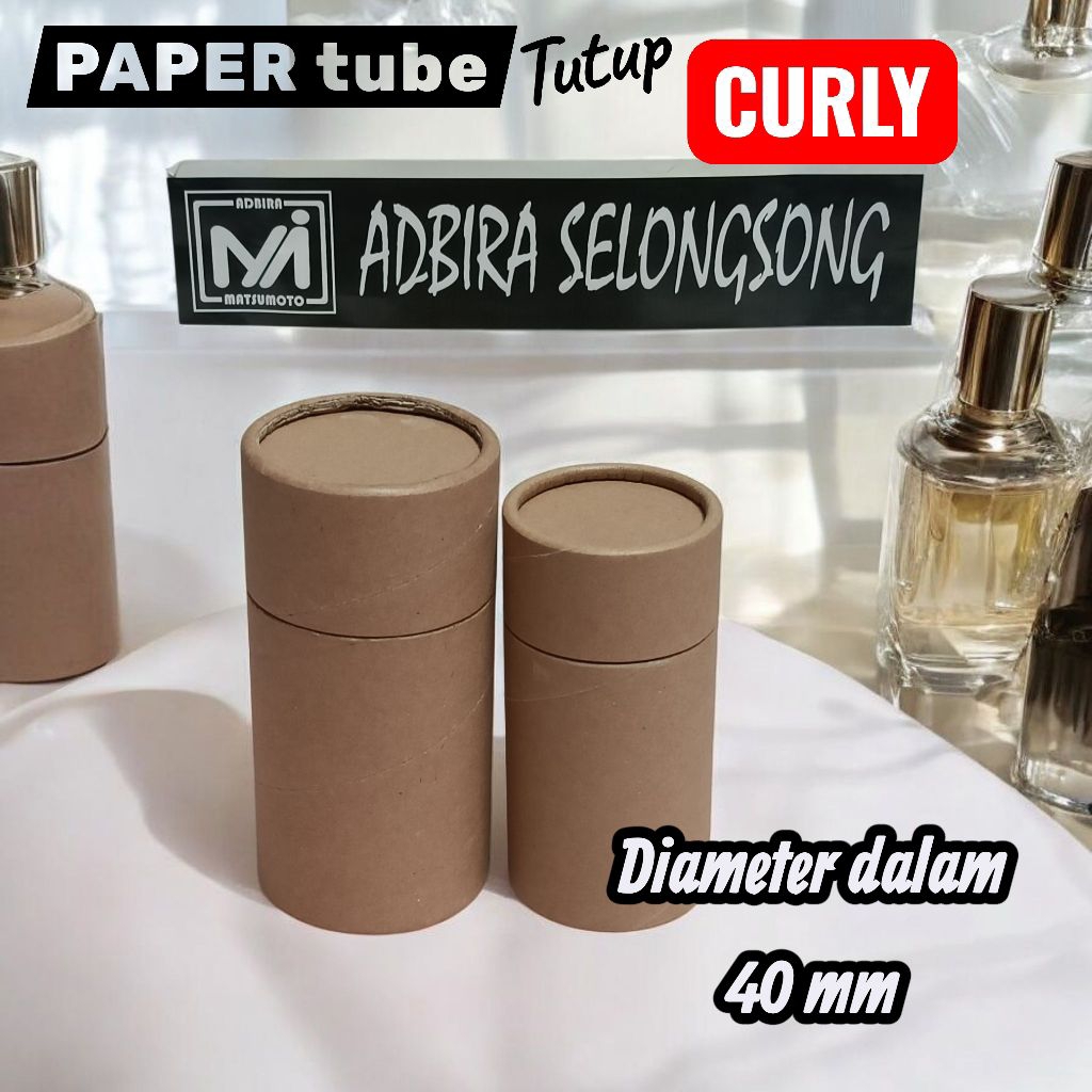 4.0 cm paper tube tutup Curly/paper core/ kertas bulat /packing kertas/selongsong kertas/adbira selo