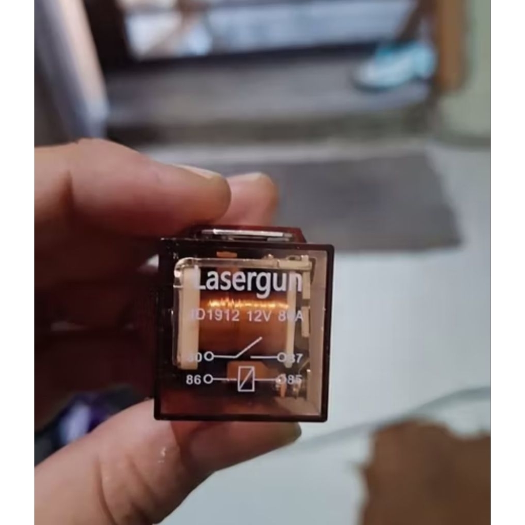 Relay 4 Kaki Transparan 12V – Universal Untuk Motor & Mobil