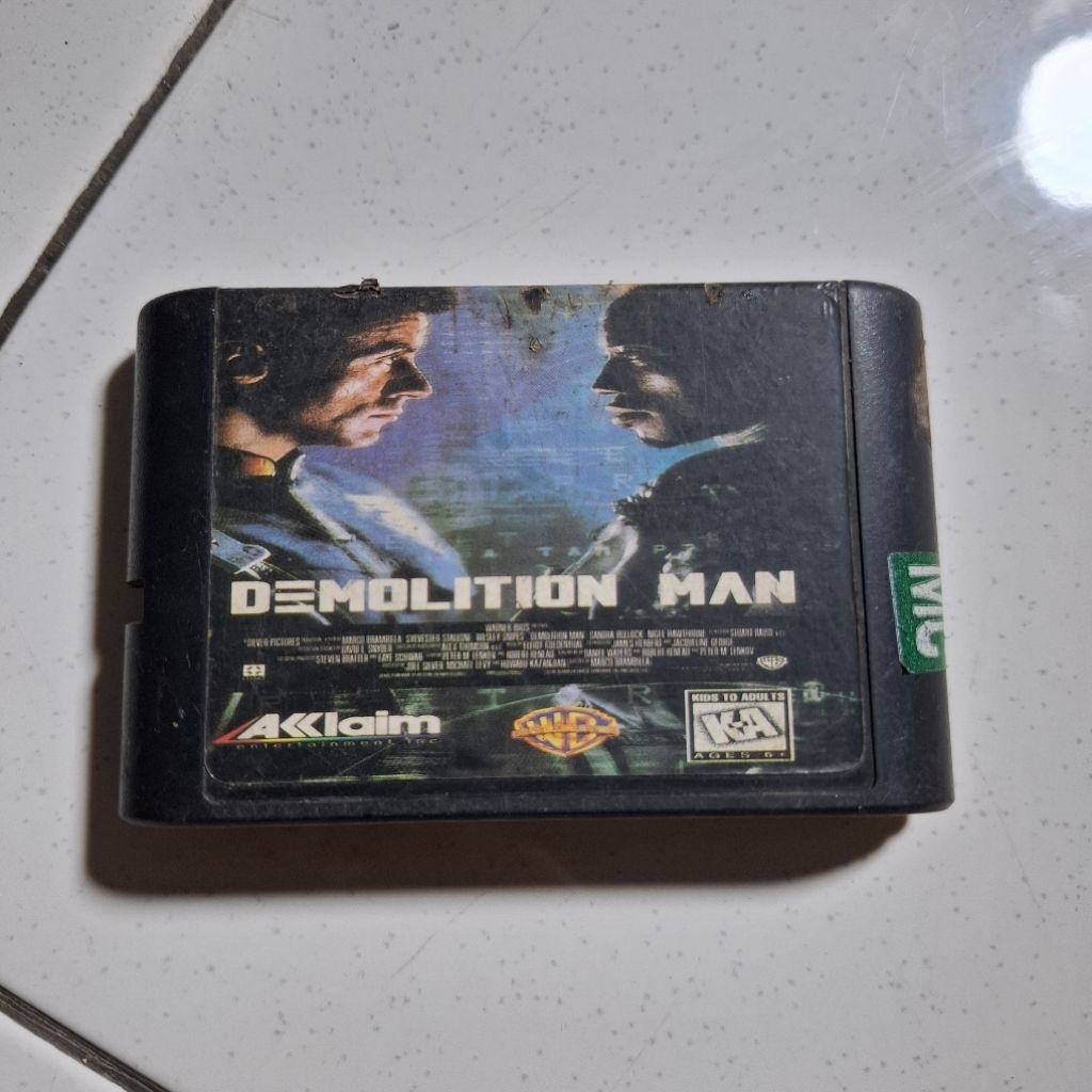 Kaset Sega Mega Drive Demolition Man Second