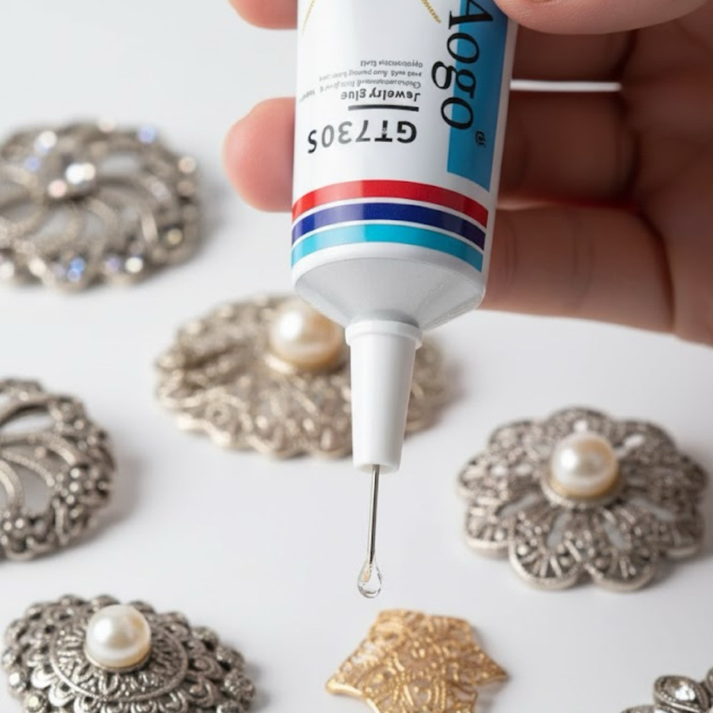 LEM PERHIASAN/Lem aksesoris kuat merekat/Lem mutiara/lem berlian/lem gelang/lem permata