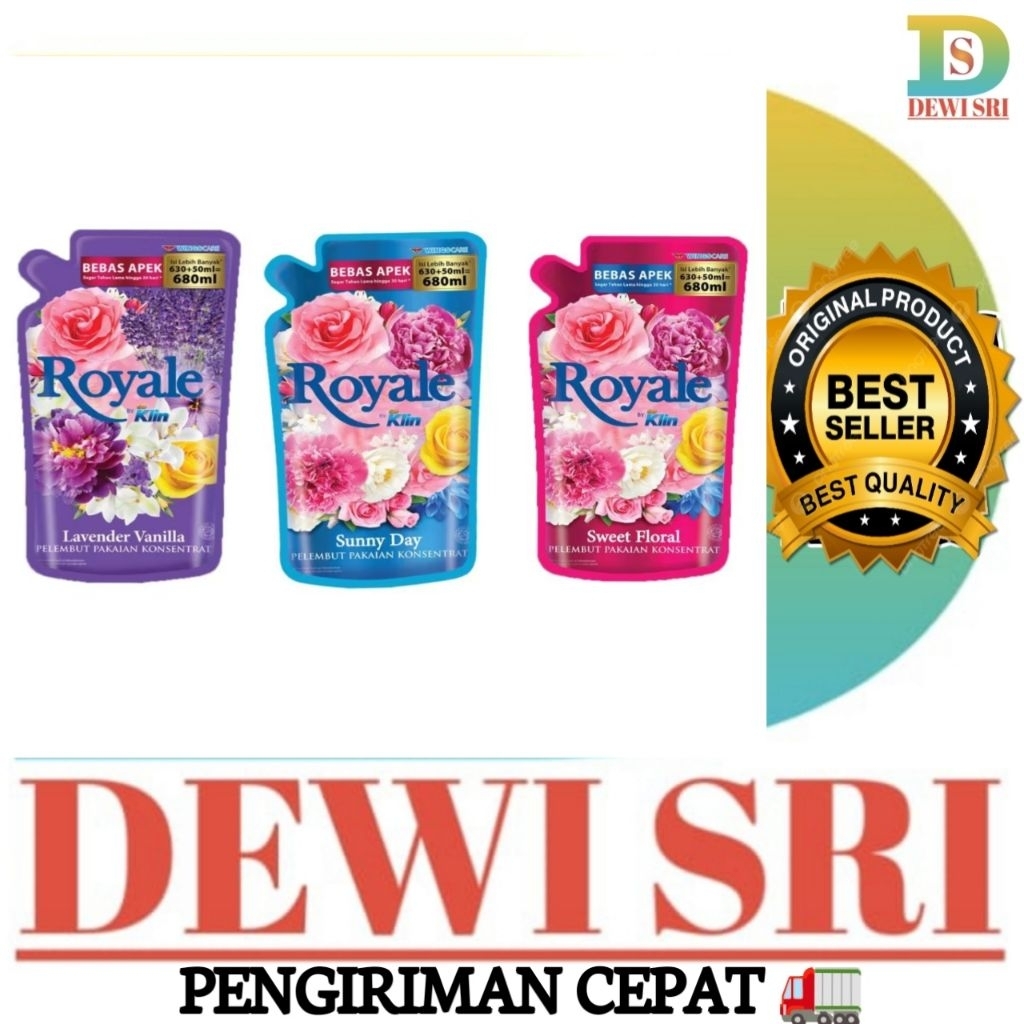 ROYALE 680ml Pelembut Pakaian.