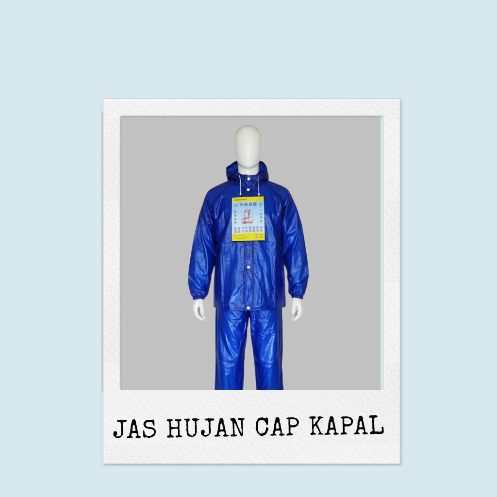 JAS HUJAN PVC/JAS HUJAN SLETING CAP KAPAL ALL SIZE