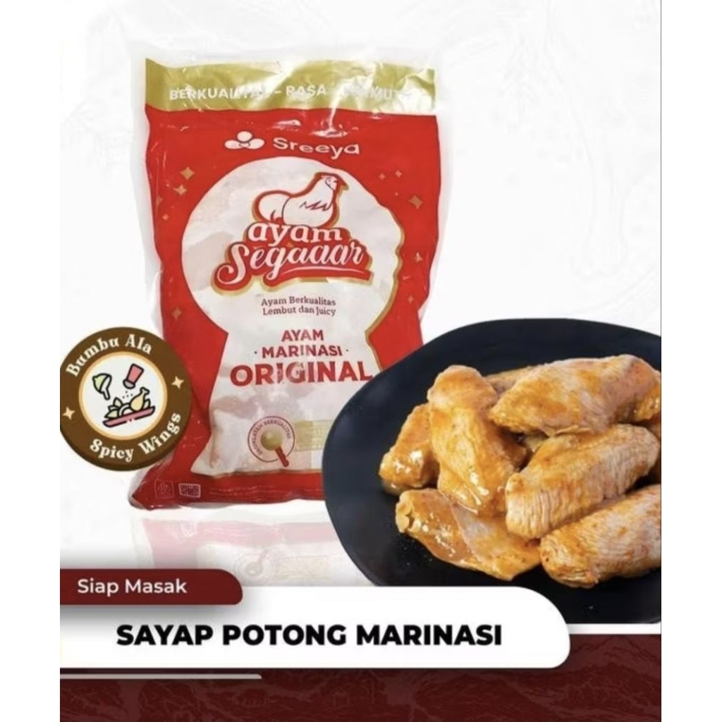 sayap ayam marinasi segar ±1kg