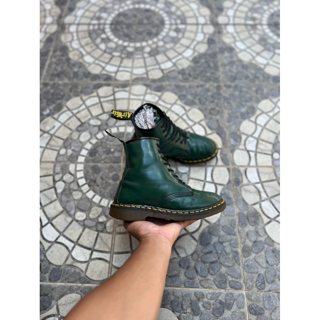 DR.MARTENS 1460 GREEN SMOOTH