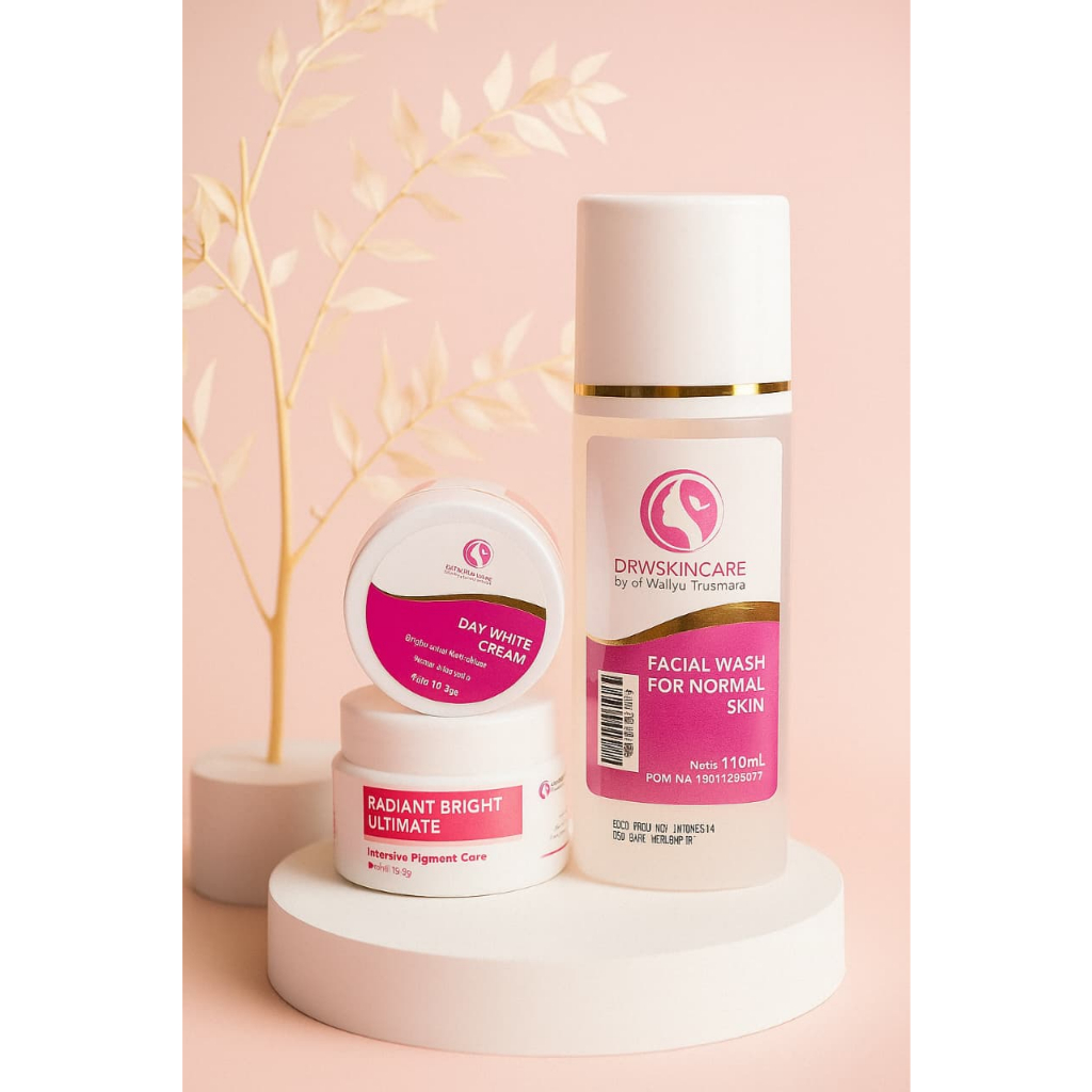 DRw Skincare Paket krim Flek Hitam Radiant Brightening / Paket Krim Radiant Brightening Ultimate Drw