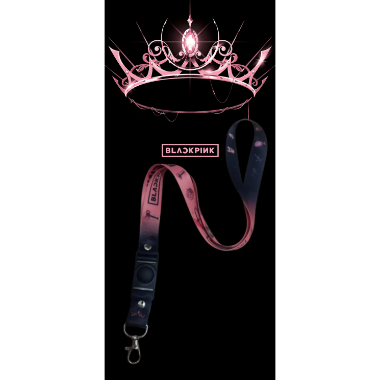 BLACKPINK TALI LANYARD GANTUNGAN UNTUK ID CARD/HP/PODS/PAVE PERSONAL