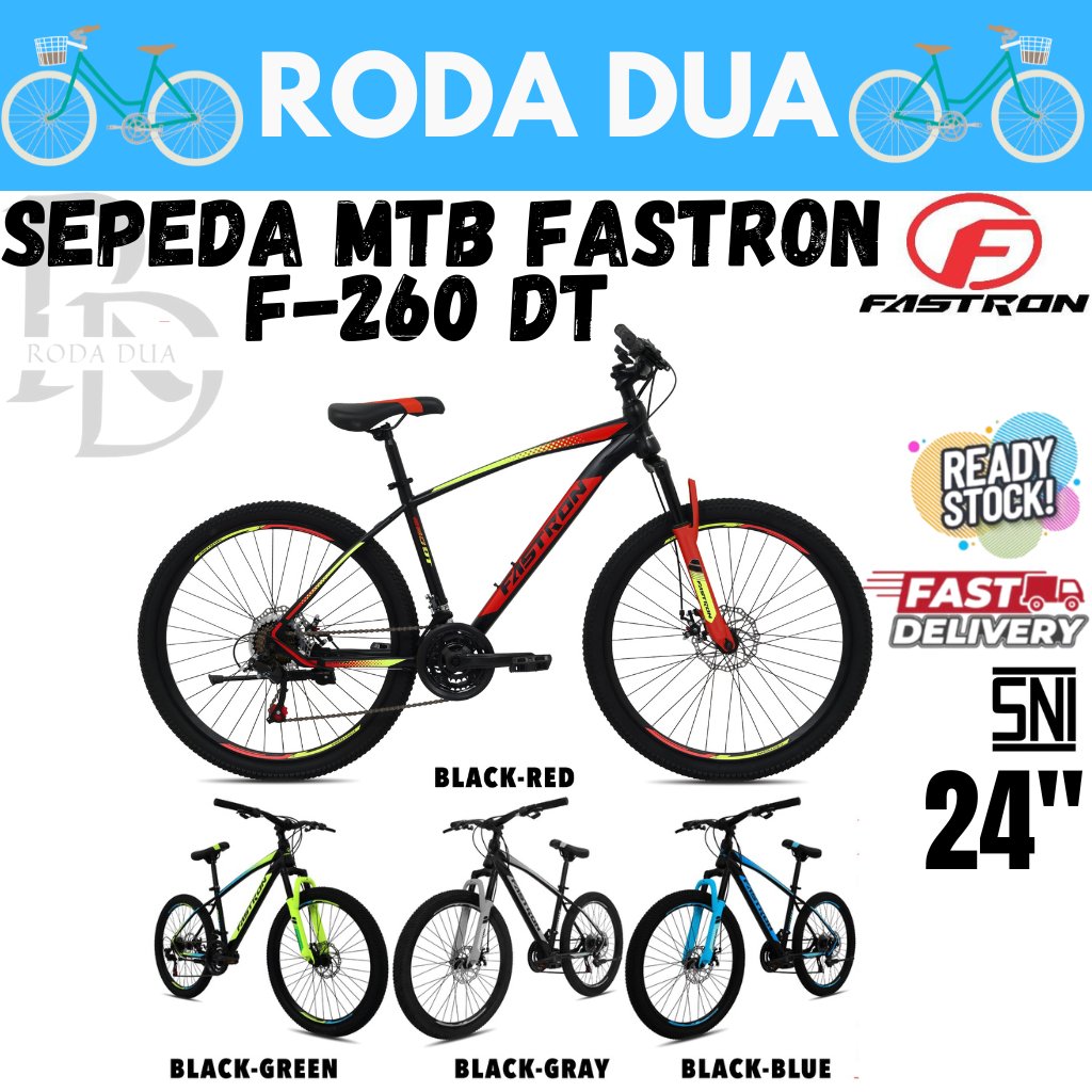 SEPEDA MTB FASTRON F-260 DT 3 X 7 SPEED - UKURAN 24"