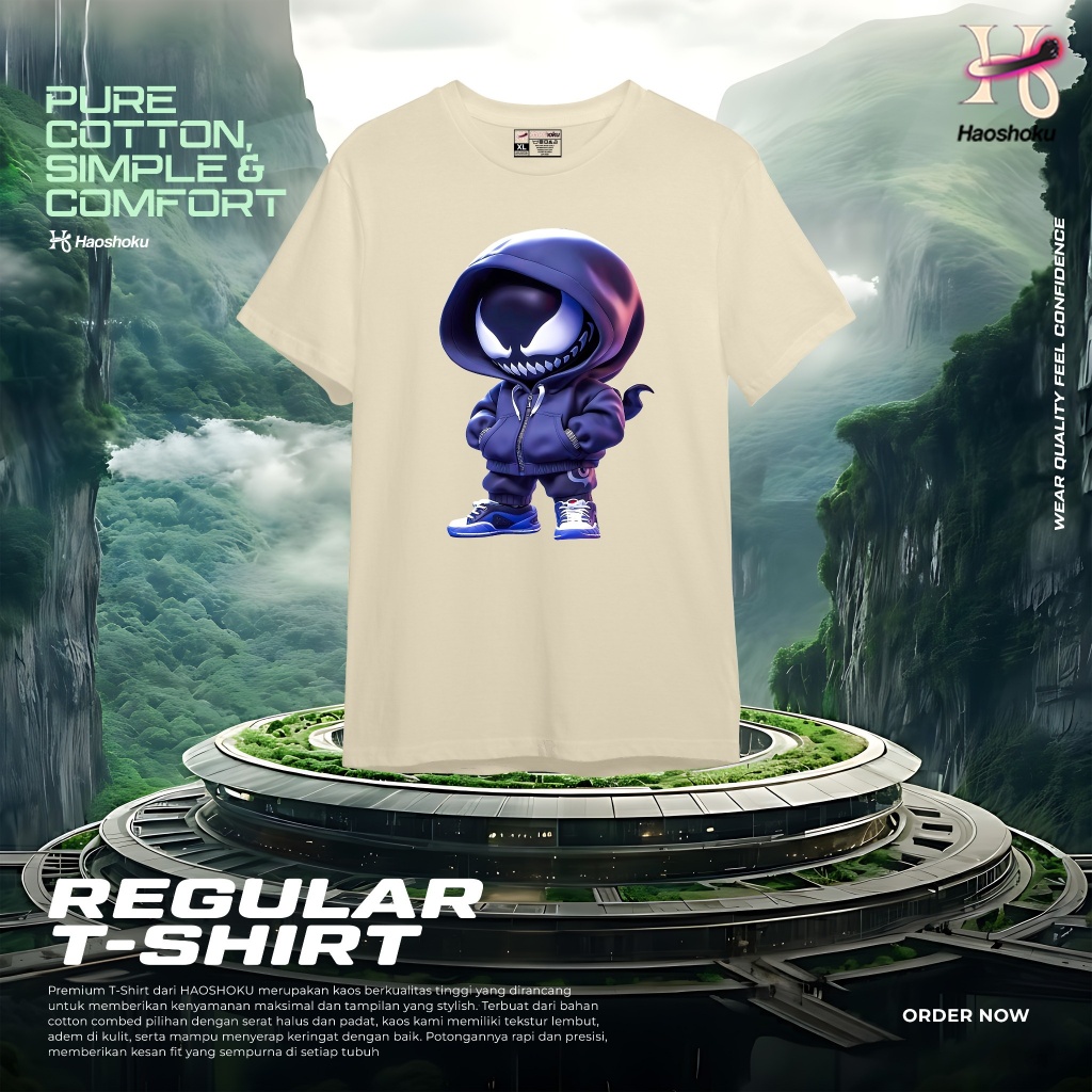 Haoshoku Kaos - Kaos Pria - Kaos Distro Pria Original 100% - Baju Kaos Pria - Baju - Baju Pria - Baj