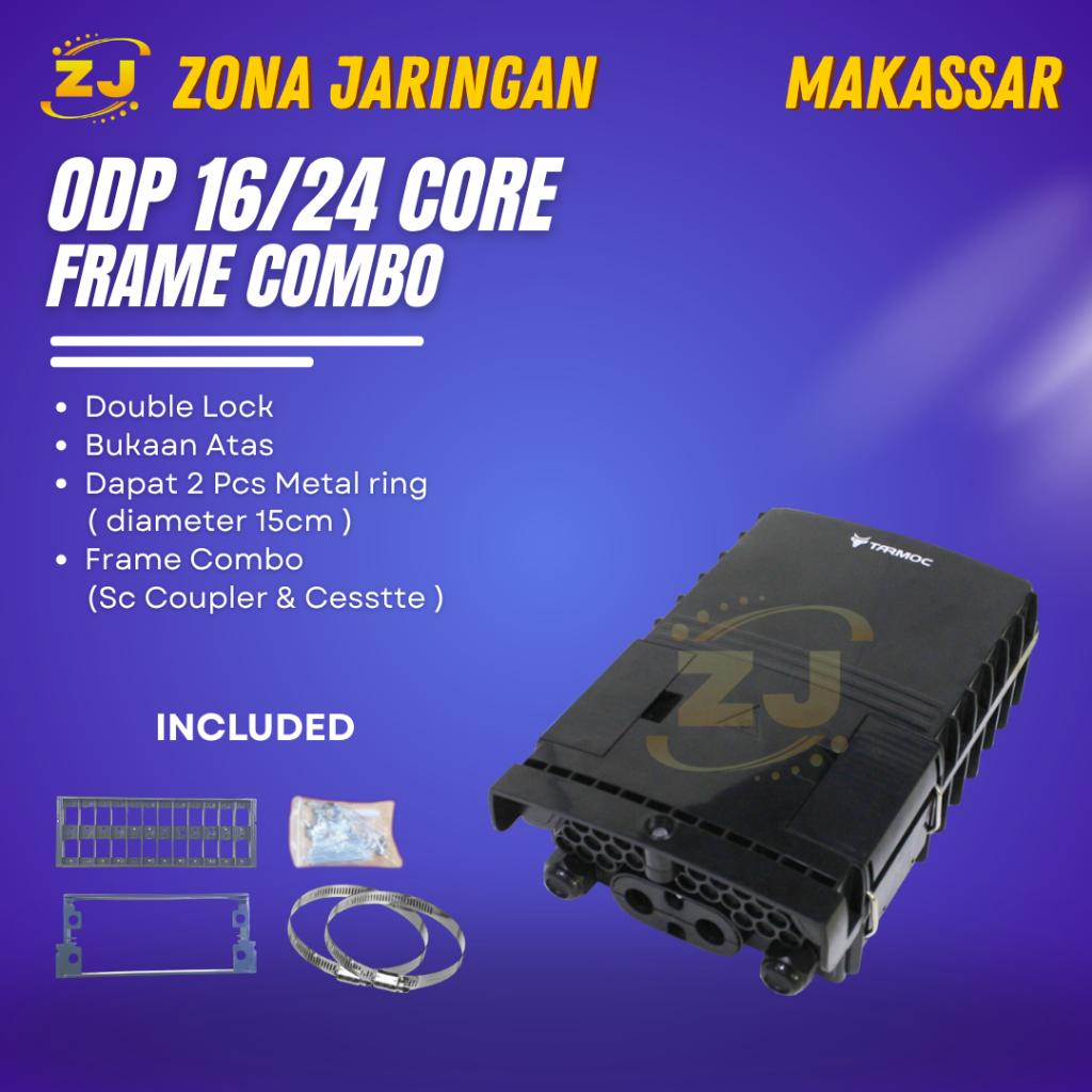 ODP Mini 16 Core SC Hitam | Fiber Optic mini ODP 16C |Box Fiber Optic