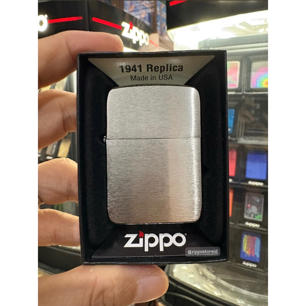 Zippo 1941 Replica Chrome ~ Original 100% Made In USA
