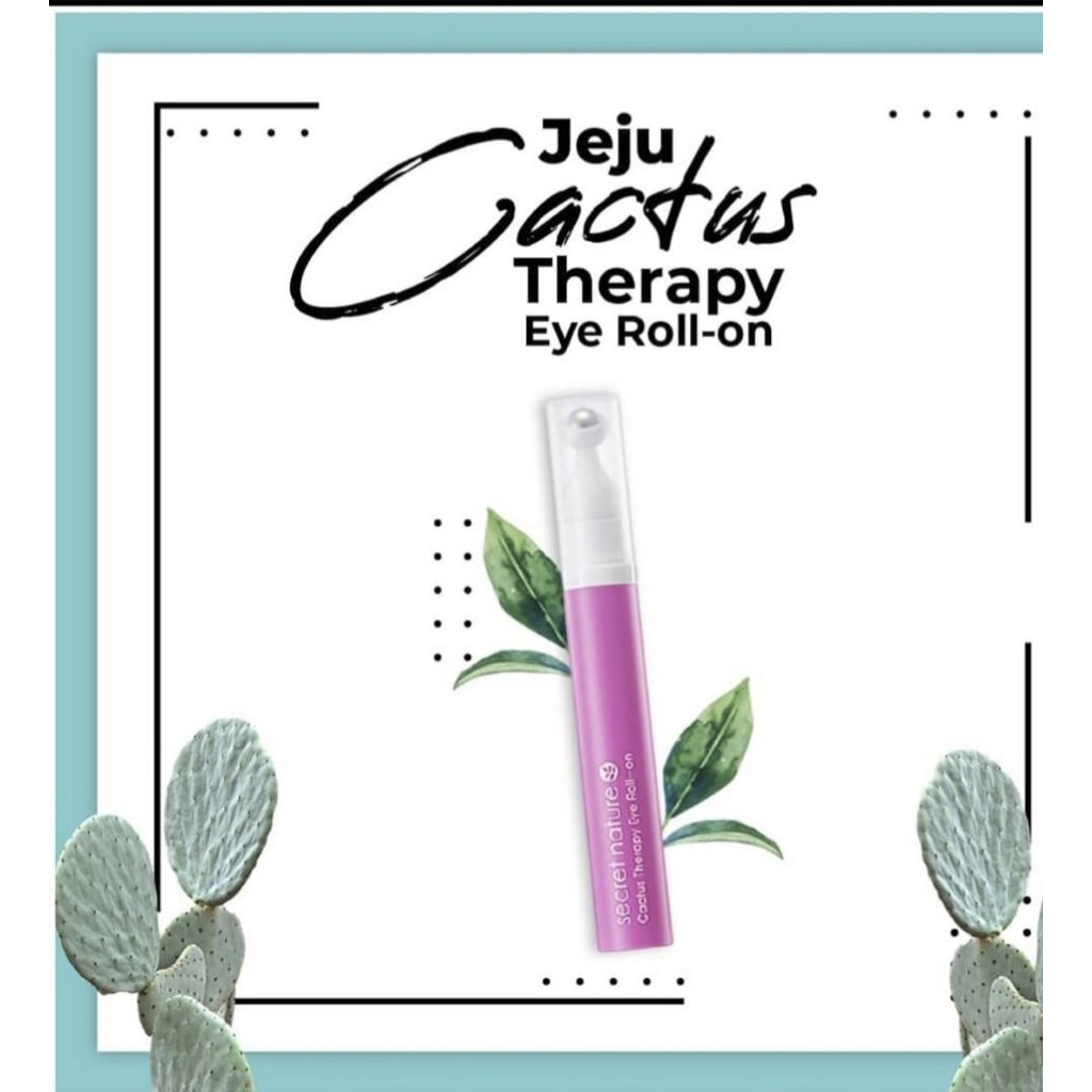 Eye Cream / Krim Mata Jutanhak Secret Nature Jeju Cactus Theraphy Eye Roll On (15 ml) Korea