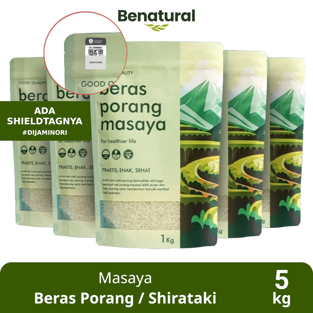 MASAYA BERAS PORANG 5kg - Shirataki / Konjac Rice