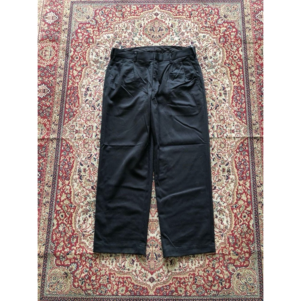 Celana Uniqlo one tuck trouser work pants Casual uniqlo work pants HG882