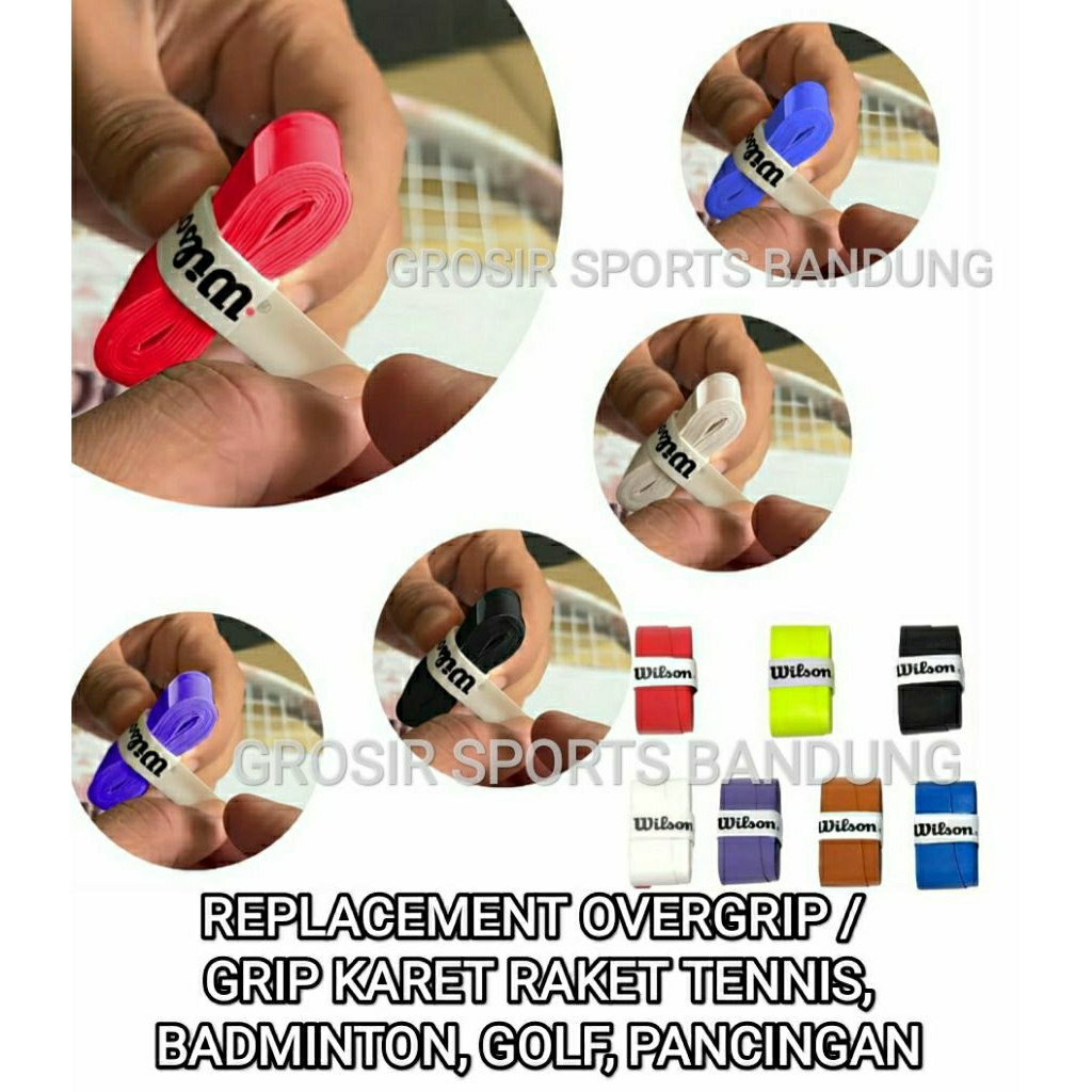 GRIP KARET / REPLACEMENT OVER GRIP RAKET TENNIS- BADMINTON-GOLF- PANCINGAN