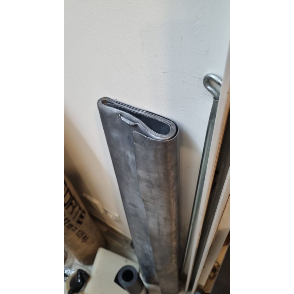 plat timah pb / rol / timah pb tebal 2mm 1m x 10m