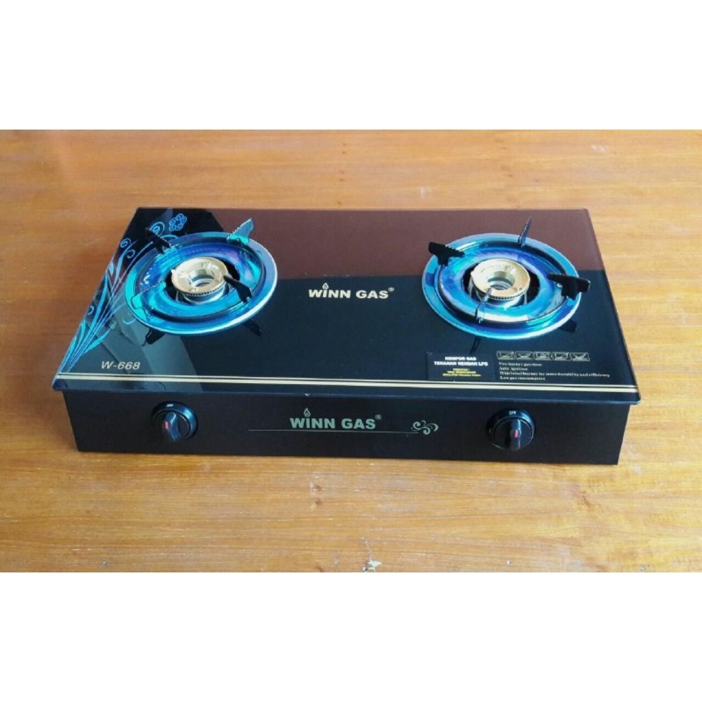Kompor Gas Winn Gas W668 Kaca