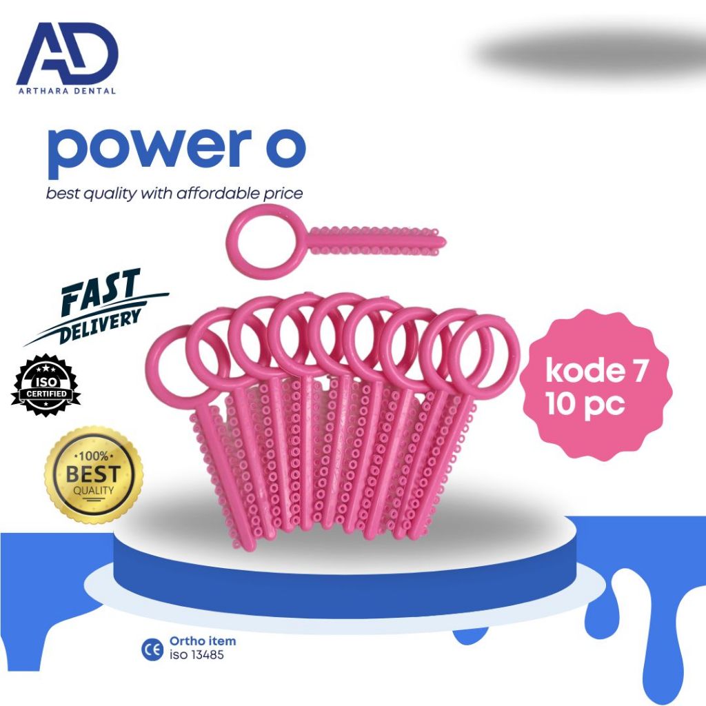 karet power ao pink kode 07 / power o bracket /karet power ao pink