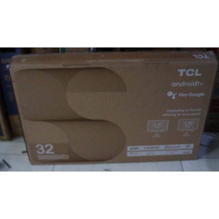 100% BARU TV LED TCL 32 Inch Android TV Youtube Wifi Netflix Bluetooht HDMI USB DVBT-T2 4439F
