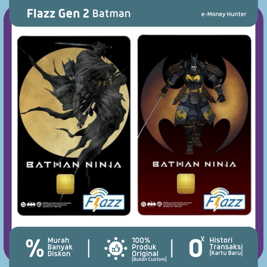 Flazz BCA Gen 2 BATMAN Original Limited Edition PALING MURAH NFC