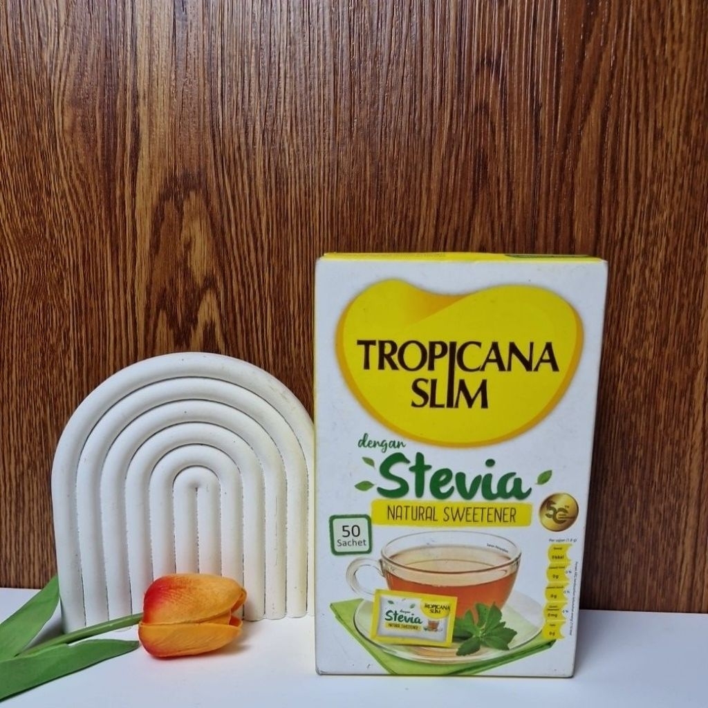 TROPICANA SLIM SWEETENER STEVIA ISI 50 dan 100