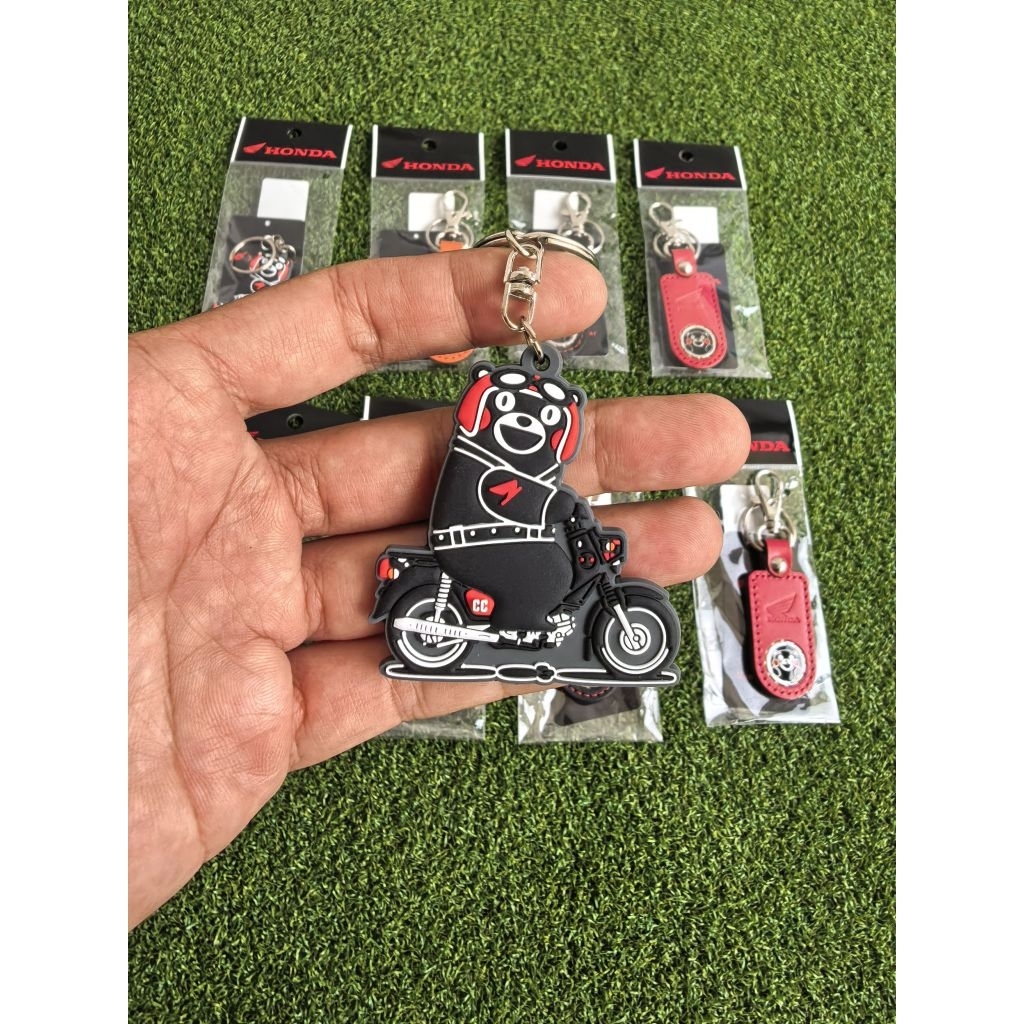 Gantungan Kunci Keychain Kumamon X Cross Cub Original Honda Japan