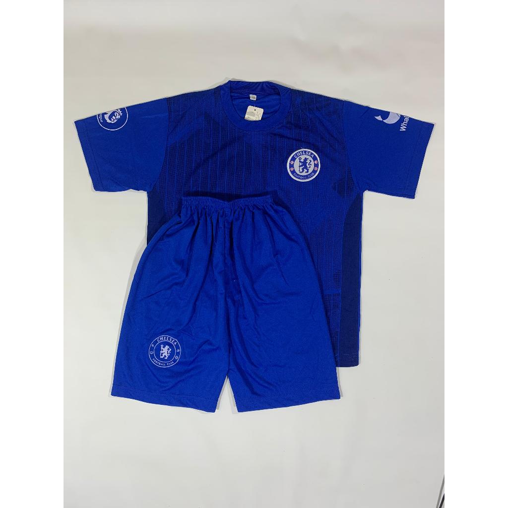 Setelan Jersey Anak Chelsea Biru Home Usia 0-12th - Jersey Anak Chelsea Biru Home Random Nameset