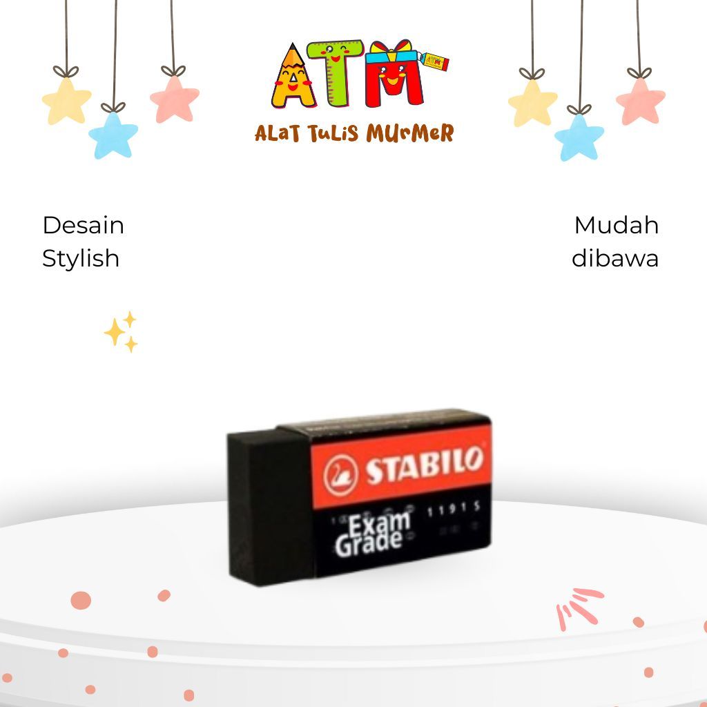 ERASER/PENGHAPUS/STABILO EXAM GRADE ERASER SMALL 1191B