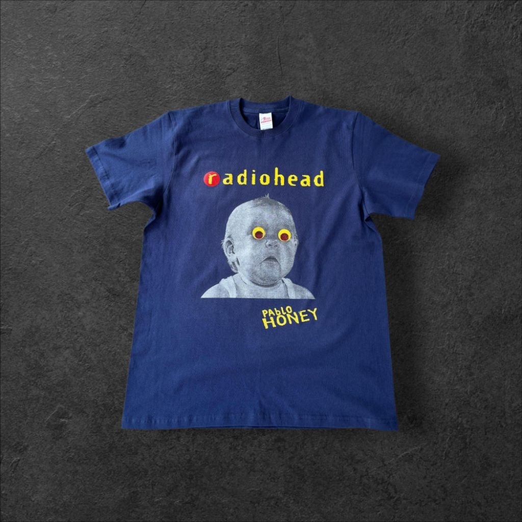 RADIOHEAD - PABLO HONEY kaos band vintage (bootleg)