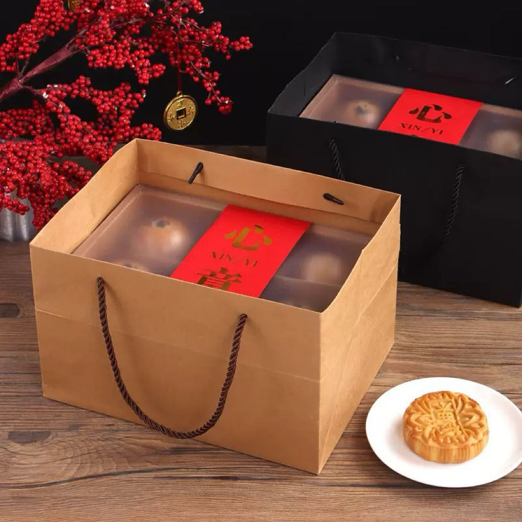 [8101] Paper Bag Kraft Premium Handle Tali Coklat | Tas Kado / Hampers / Box Kue - Unibox.id