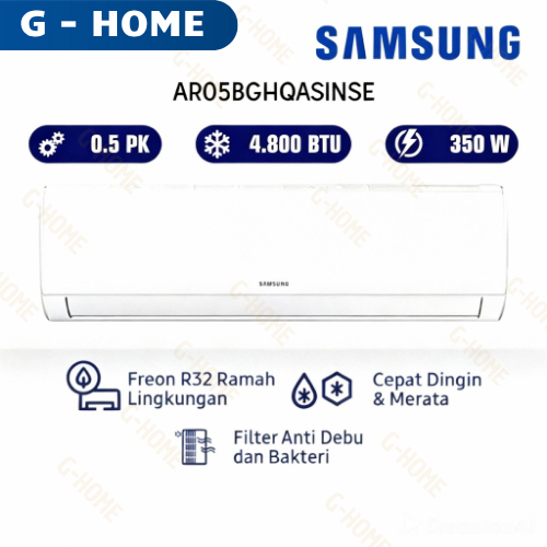 AC SAMSUNG NEW 1/2 PK FREON R32 + HD FILTER AR05BGHQASIN