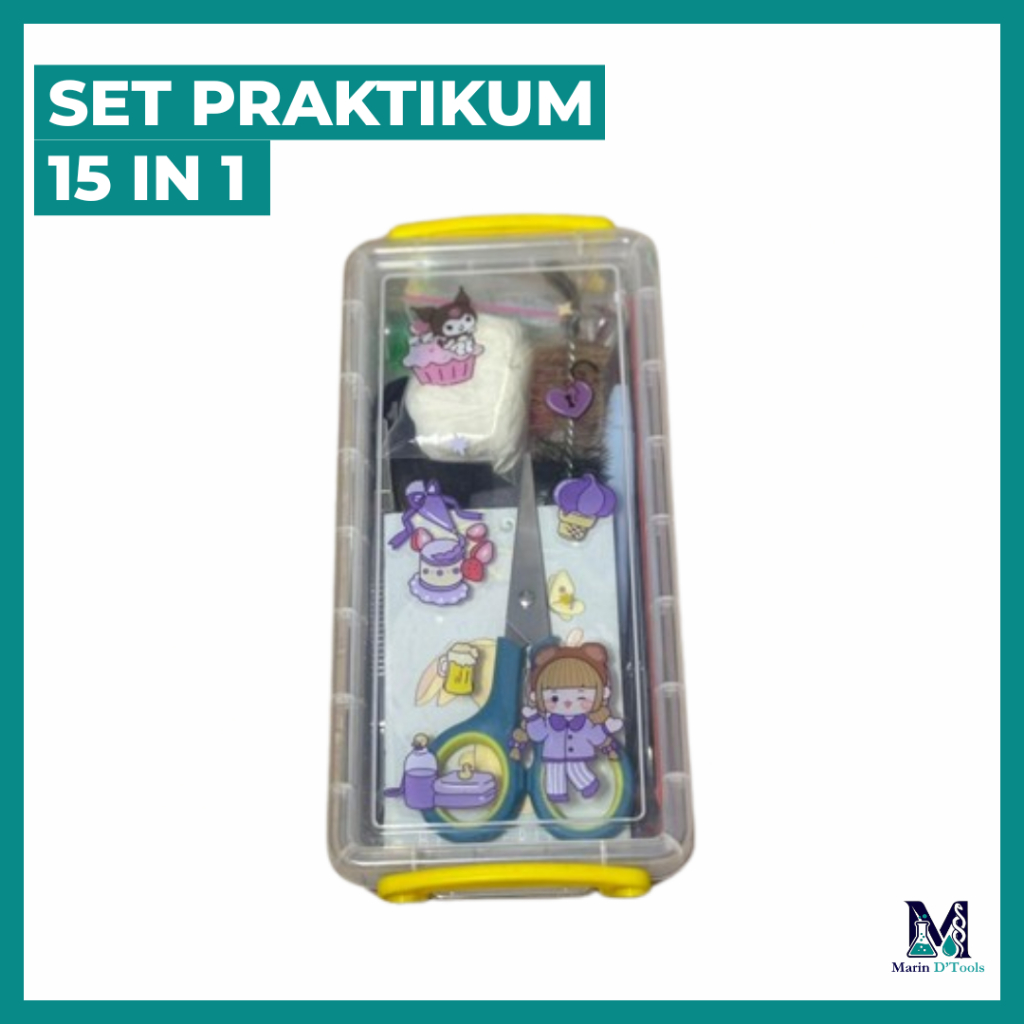 Pharmacy Starter Kit - Paket Alat Lab Farmasi Lengkap 15 in 1 Siap Praktikum + Box