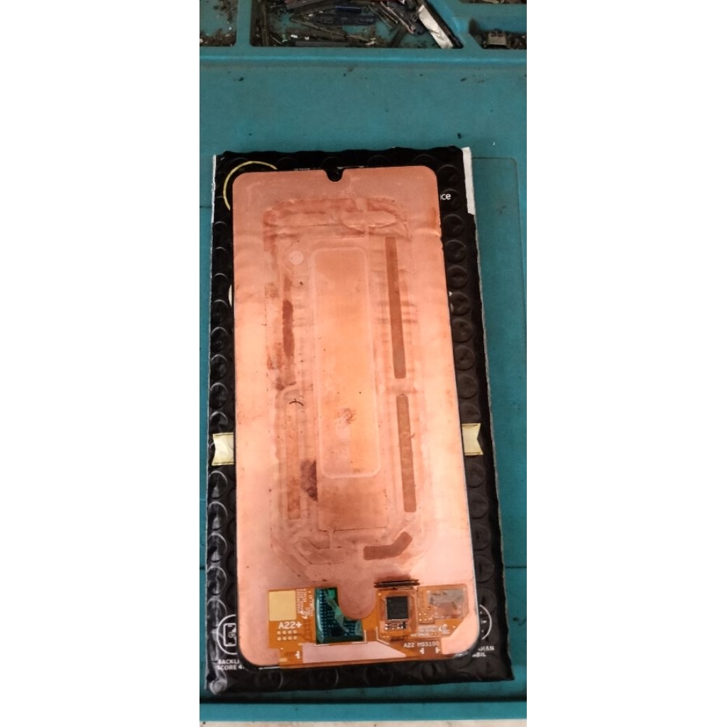 LCD ORIGINAL COPOTAN SAMSUNG A22/M22 minus touch tidak fungsi