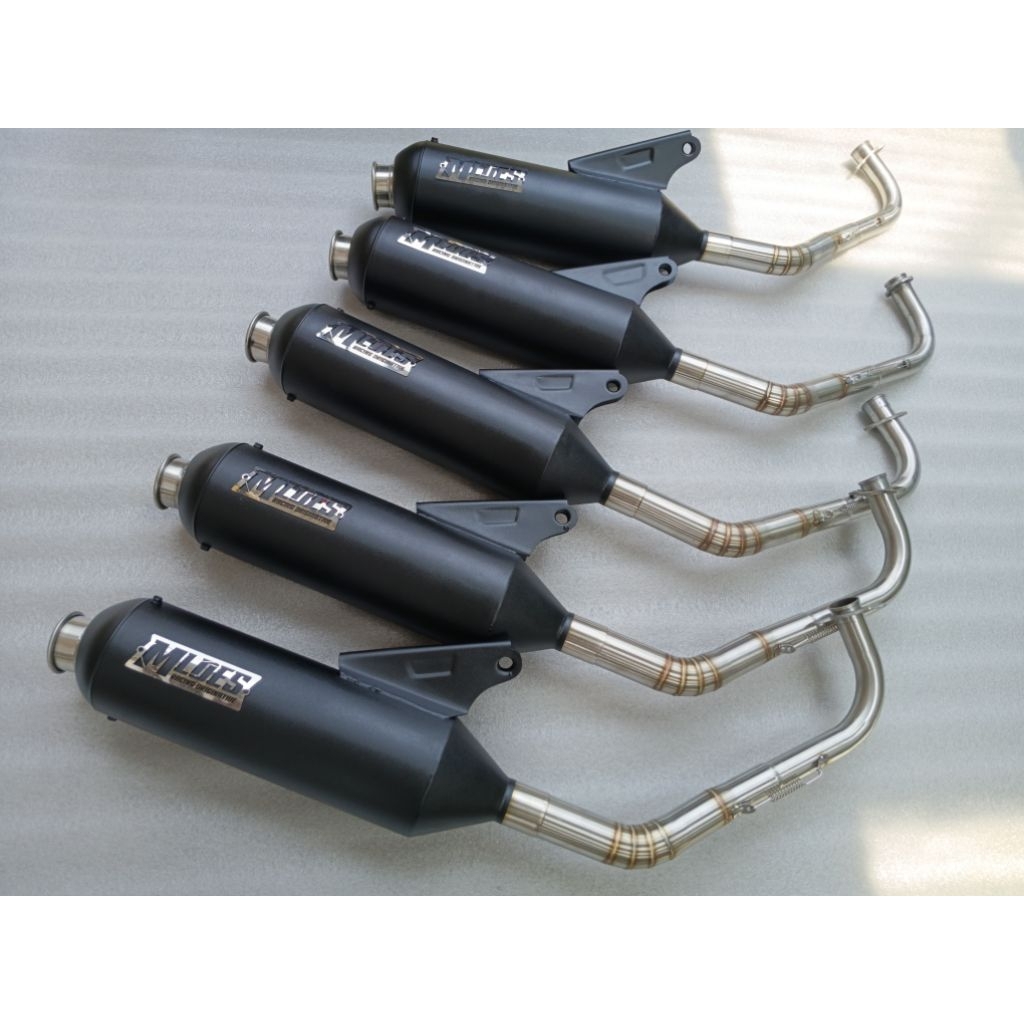 knalpot standar racing Mio, Mio j, m3 mio smile soul karbu inlet 38 original mloes racing