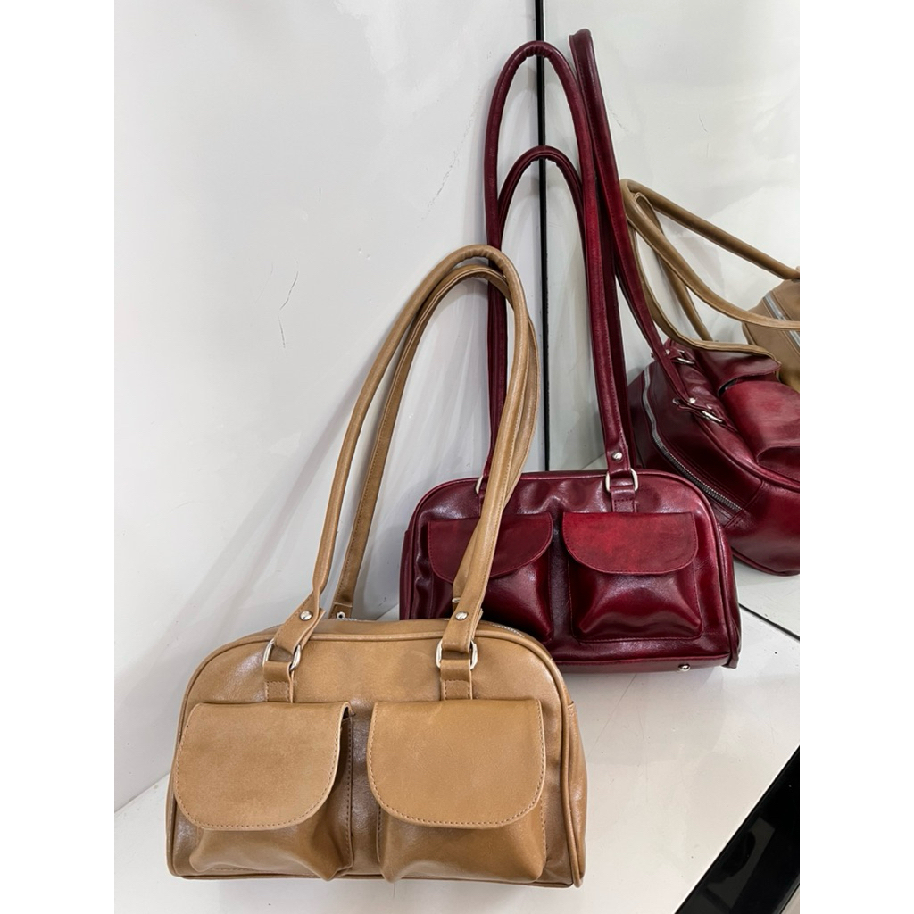 Chubby Shoulder Bag / Kulit sintetis premium sintetis tebal