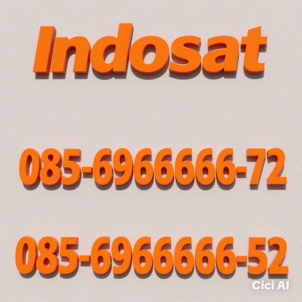 master nomor cantik indosat panca 66666