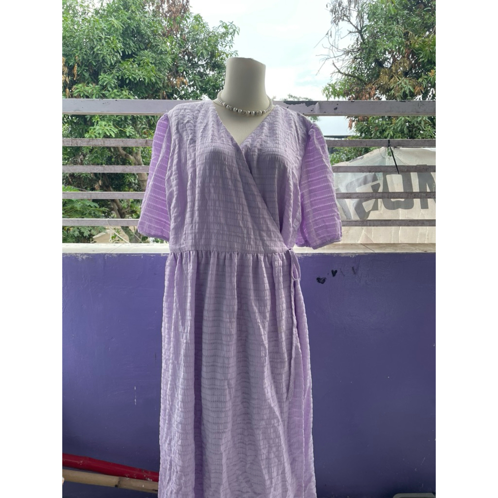 dress jumbo kimono lilac