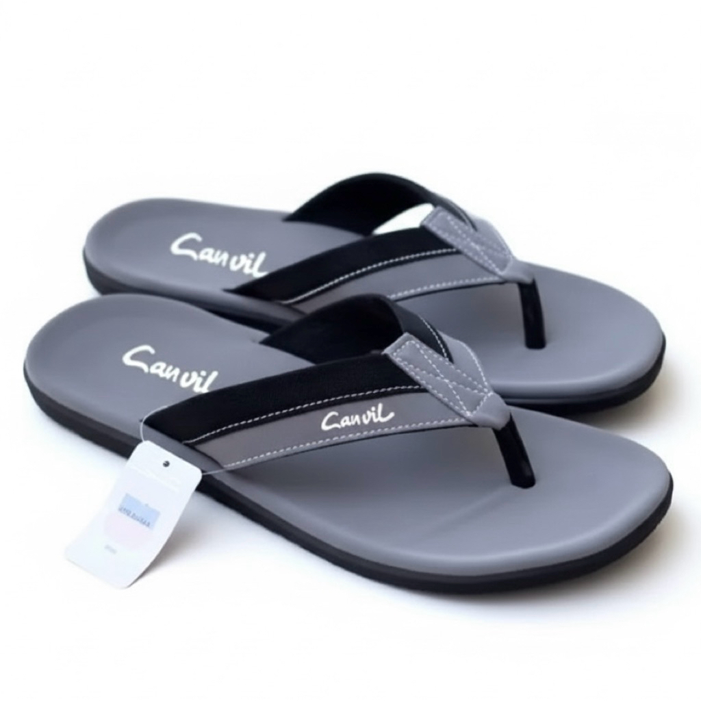 Sandal Jepit Distro Casual Pria CARVIL ORIGINAL Sandal Pria Sendal Jepit Pria Trendy 2022 -Tomaselli
