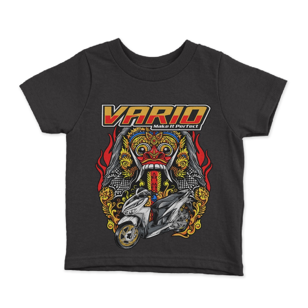 KAOS ANAK " Vario 150/125 Barong Bali " Baju Motor Keren | Kaos Anak Band | Bisa BayarDiTempat